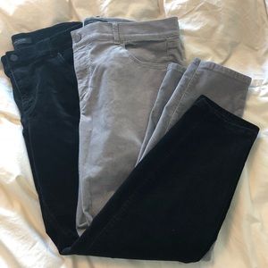 2 pairs velvet skinny pants AT modern fit